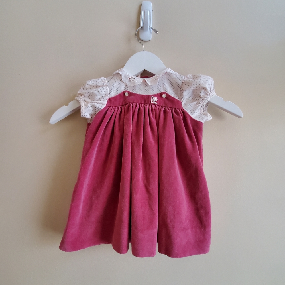 Vintage Designer Pierre Cardin Baby Dress for 18m month